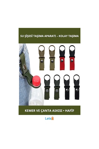 Dayanıklı Su Şişesi Taşıma Aparatı Hafif, Pratik Ve Renkli Çok Renkli