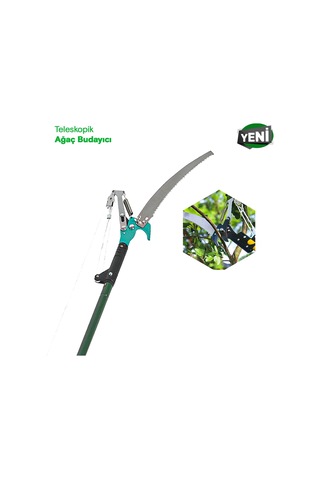 Profesyonel 280 Cm Teleskopik Yüksek Dal Budama Makinası
