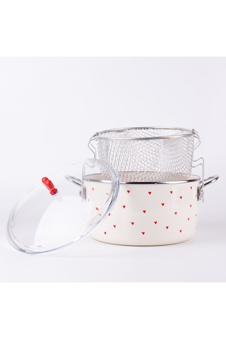 Cupid Emaye Fritöz/kızartma Tenceresi