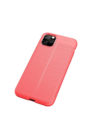 Apple iPhone Uyumlu 11 Pro Max Kılıf Auto Focus Kapak - 48e64 Kırmızı