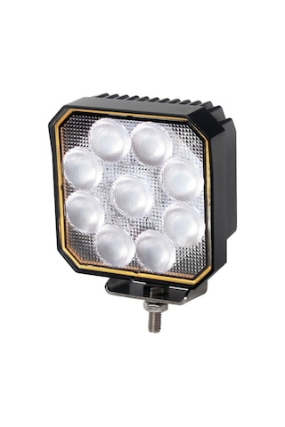 16w Kare 9 Ledli Kombo Sis Farı Off Road Çalışma Tekne Lambası