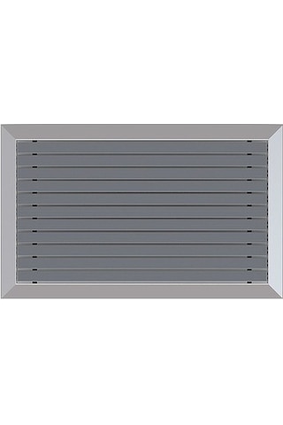 Arfen Kauçuk Üst Yüzeyli Alüminyum Gri Paspas 50 X 80 Cm