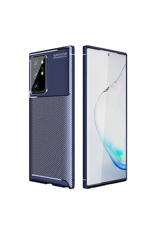 Rba Aksesuar Galaxy Uyumlu Note 20 Ultra Kılıf Rba Negro Silikon Kapak - Siyah Siyah
