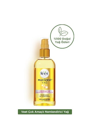 Veet Mucizevi Yağ Çok Amaçlı Nemlendirici Bakım Yağı 100 ML