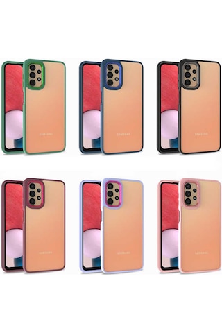 Zore Galaxy Uyumlu A53 5g Kılıf Msra Flora Kapak - Rose Gold Rose Gold