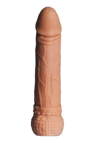 Erofoni Yeni Nesil Ucu 5 Cm Dolgulu 18 CM Süper Realistik Uzatmalı Penis Kılıfı
