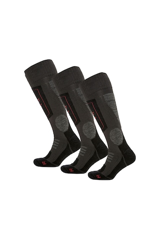 Thermoform Ultimate Çorap 3'lü Paket Bordo Renkli