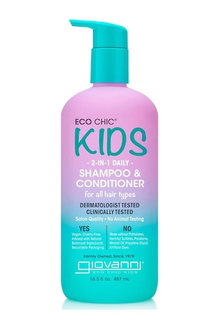 Giovanni Eco Chic Kids 2 Si 1 Arada Çocuk Şampuanı Ve Saç Kremi 487ml Tüm Saçlar