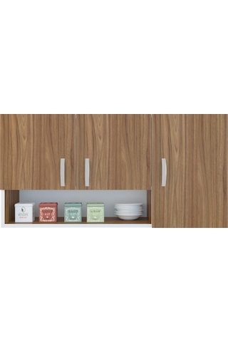 Kenzlife hazır mutfak mirena32 cvz 060*120*32 mutfak banyo dolabı kapaklı raflı