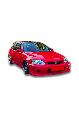 Honda Civic İes S2000 Ön Ek Plastik Siyah Karlık-ön-ek-bodykit Makyajlı Kasa 1999 2000 2001