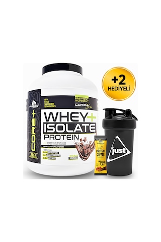 Mustang Nutrition Core+ Series Isolate Whey Protein Tozu 1800 Gr 60 Servis Çikolata + Shaker + Protein Kahve Hediyeli Çikolata Aromalı