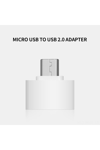 Monyee Micro Usb Otg Dönüştürücü - Usb 2.0, Dosya Aktarımı, Usb Bellek/ Klavye/ Oyun Kolu Bağlantısı, Huawei/xiaomi/oppo/android Telefonlar İçin, Beyaz