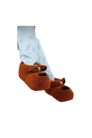 Unisex Figürlü Kaymaz Ve Ses Yapmaz Taban Ev Panduf Taba-taba Taba