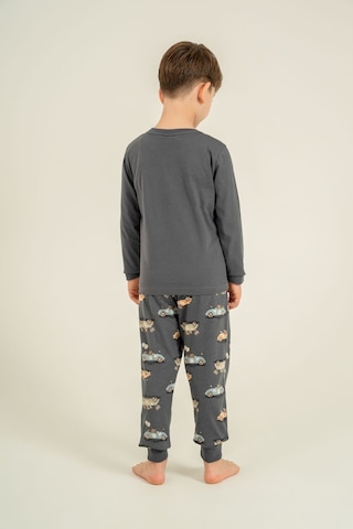 Rolypoly Erkek Çocuk The Best One Gri Uzun Kol Pijama Takım Rp3874-c-v2 Rp3874-c-v2