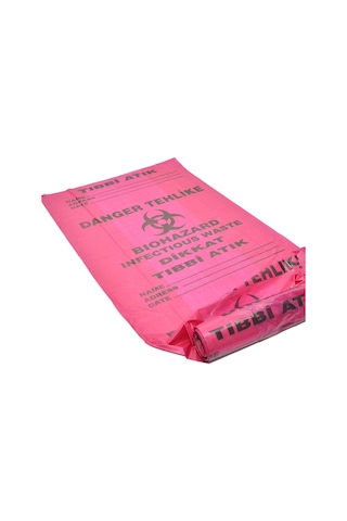 Tıbbı Atık Çöp Poşeti 80X110 Cm Jumbo 100 Adet 6 Kg - Kafem