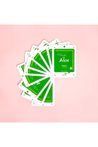 Mjcare On Aloe Vera Özlü Yüz Maskesi 10'lu