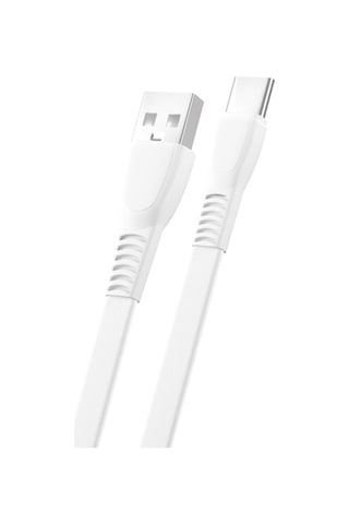 Fitplus Flat Fs-403 Type-C Data/Şarj Kablosu 2.4A 1Mt (521340684)