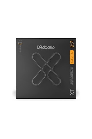 D'addario Xtb50105, Xt Bas Gitar Telleri Nikel Kaplama Çelik, Orta, Uzun Ölçekli, 50-105