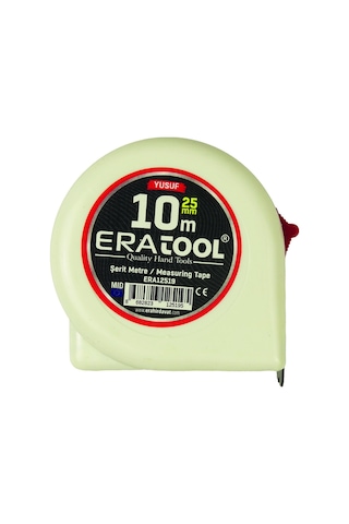 Şerit Metre 10 25mm - Beyaz Era12519
