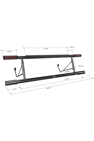 Katlanabilir Montajsız Kapı Üstü Barfiks Demiri Çelik Gövde, Evde Spor & Fitness Aleti