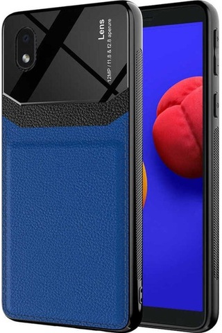 Samsung Uyumlu Galaxy A01 Core Kılıf Zore Emiks Kapak Lacivert