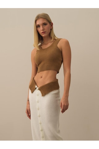 Xint Camel Lüks Pamuk Dokulu Regular Fit Atlet 850917