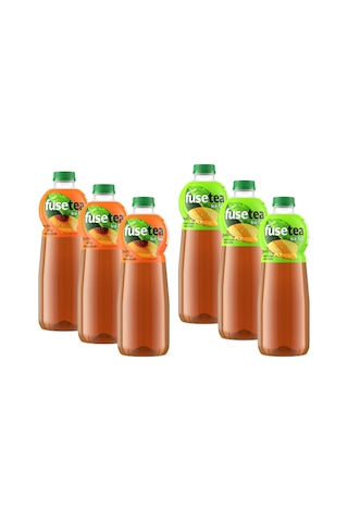 Fuse Tea Soğuk Çay 1500 Ml 6 Lı Karma Paket Şeftali-mango Ananas