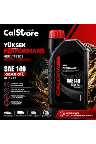Caldini Sae 140 Gl-5 Şanzıman Ve Dişli Yağı 1 L