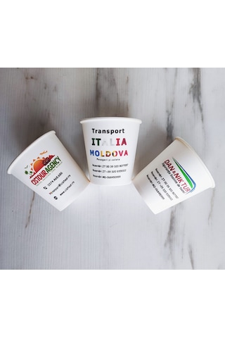 Kişiye Özel Baskılı Karton Bardak 500 Adet Maycup