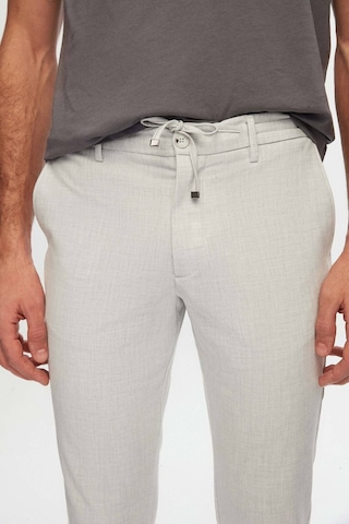 D's Damat Ds Damat Slim Fit Taş Beli Lastikli Bağcıklı Fermuarlı Likralı Rahat Jogger Pantolon 2HC03ORTJGR01 Taş