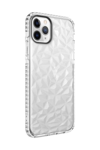 Apple Uyumlu iPhone 11 Pro Max Kılıf Zore Buzz Kapak Beyaz