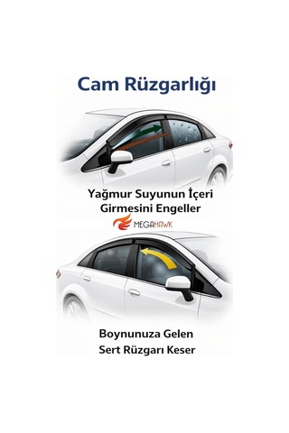 Ford Transit 1993-2002 Tüm Kasalara Uyumlu 2li Cam Rüzgarlığı