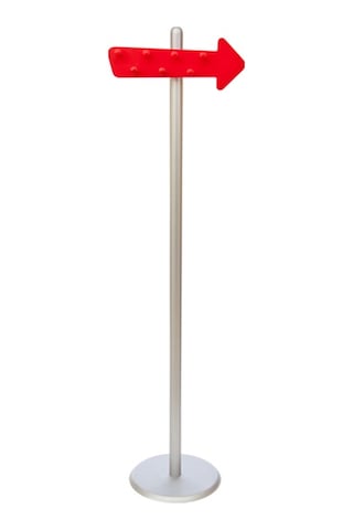 Oneway Ahşap Askılık Kırmızı