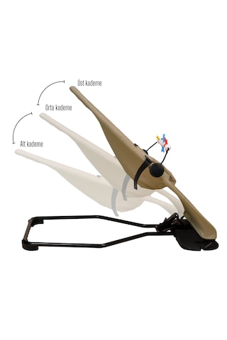 Merfbaby Oyuncaklı Ana Kucağı - Kahve - Taşıma Çantalı