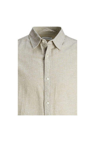 Jack & Jones Uzun Kollu Pamuklu Erkek Keten Gömlek - 12248579 001