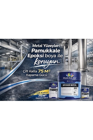 Pamukkale 4200 Epoksi Boya 3.6 Kg Ral 7038 Akik Grisi Diğer