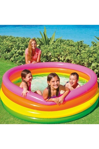Intex 4 Boğumlu Sunset Havuz-56441 Çok Renkli