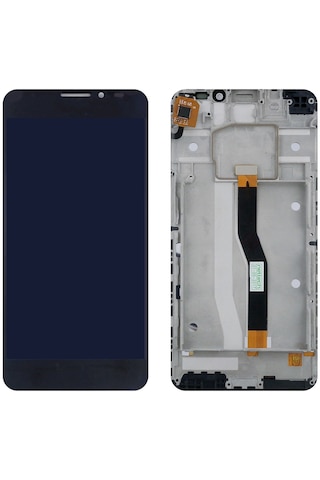 Teknonet General Mobile Discovery 2 Uyumlu Lcd+dokunmatik+çıtalı - Siyah