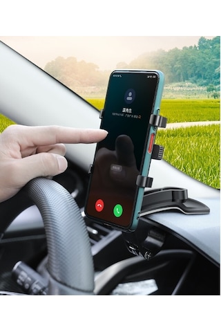 Larimar Araba Gösterge Üstüne Takılan 360 Oynar Başlıklı Telefon Tutucu - 9075064523018lmr