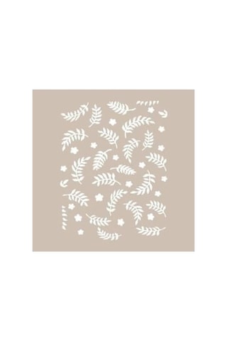 A4 Stencil, Yaprak Modeli, Tek Ebat, Yaratıcı Tasarım 26 Cm