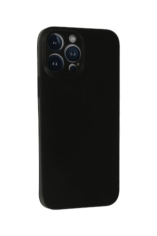 Newface Apple iPhone Uyumlu 13 Pro Max Kılıf Pp Ultra İnce Kapak Glblseme - 40 - Siyah