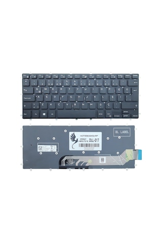 Dell Uyumlu Inspiron 15 5578 P58f, P58f001 Notebook Klavye -siyah-
