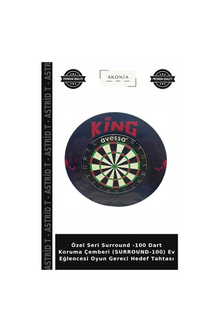Özel Seri Surround -100 Dart Koruma Çemberi Surround-100 Ev Eğlencesi Oyun Gereci Hedef Tahtası