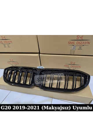 Bmw G20 Ön Panjur Böbrek 2019-2020-2021 G20 M3 Uyumlu Çift Çizgi
