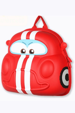 Supercute Car Sırt Çantası / Kırmızı Kırmızı