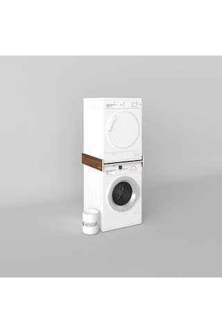 Kenzlife Çamaşır&kurutma Makinesi Dolabı Hedeon Cvz 015 80 70 Banyo Aparatı Arkalıksız Büyük Boy Xlarge Beyaz