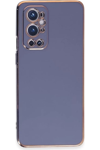 Newface One Plus 9 Pro Kılıf Volet Silikon - Mavi Resimdeki