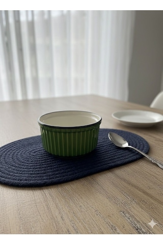 Tulu 9 Cm Klasik Sufle Kabı Trend 90 Çağla Yeşili Yeşil