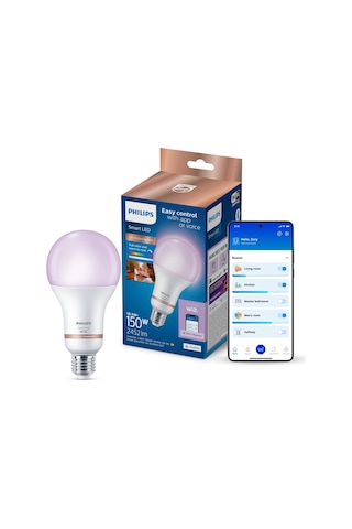 Philips Smart Lighting Led Ampul A80 E27 150w Eşdeğer Rgb - Google Home, Alexa, Homekit Ve Matter Uyumlu Çok Renkli
