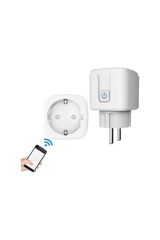 Ulzyvf Wifi Akıllı Soket 16a/20a, Cep Telefonu Zamanlama, Uzaktan Kumandalı Akıllı Ev Soketi